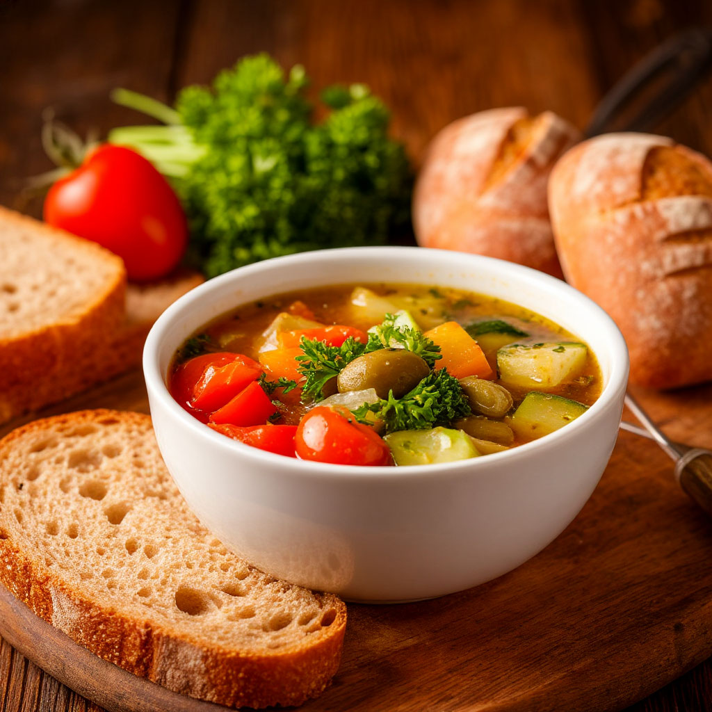 Veggie & Bread Fondue