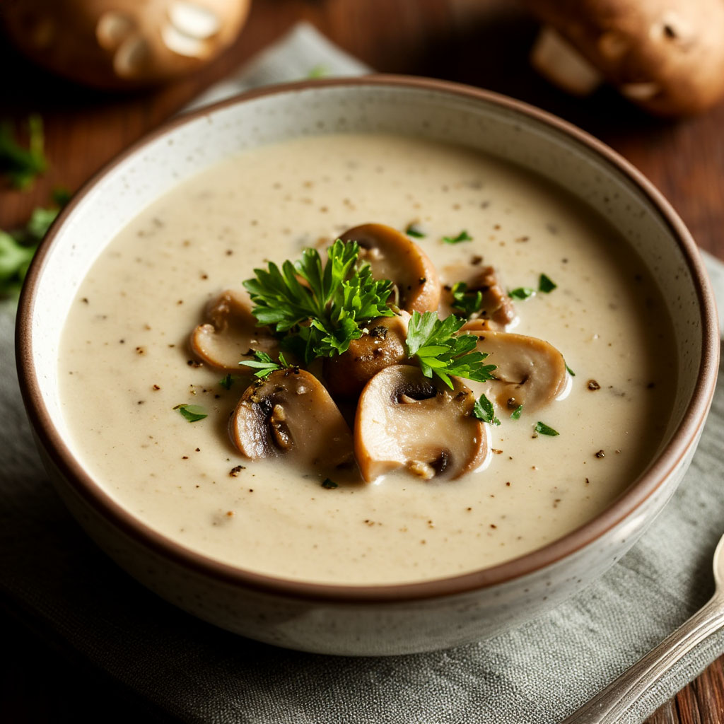 cream of porcini mushroom soup